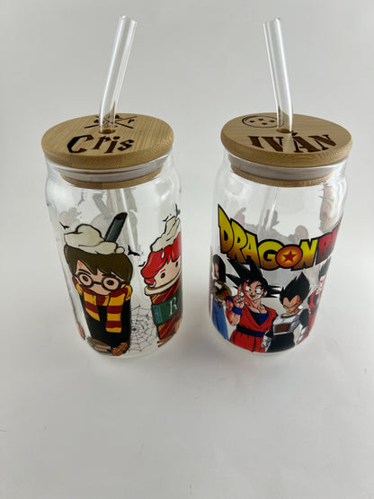 Vasos de cristal personalizados